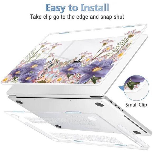 Mektron Case for 2024 MacBook Pro 16" M4 A3403 A3186 Fits M3 A2991 M2 A2780 M1 A - Picture 4 of 5